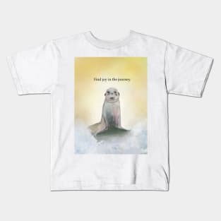 Find joy, spirt animals, sea Kids T-Shirt